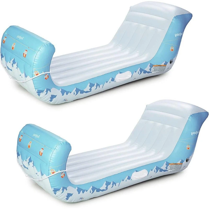 

Inflatable sleigh, adult children's outdoor ski, drag ski ring, double inflatable ski tube skateboard