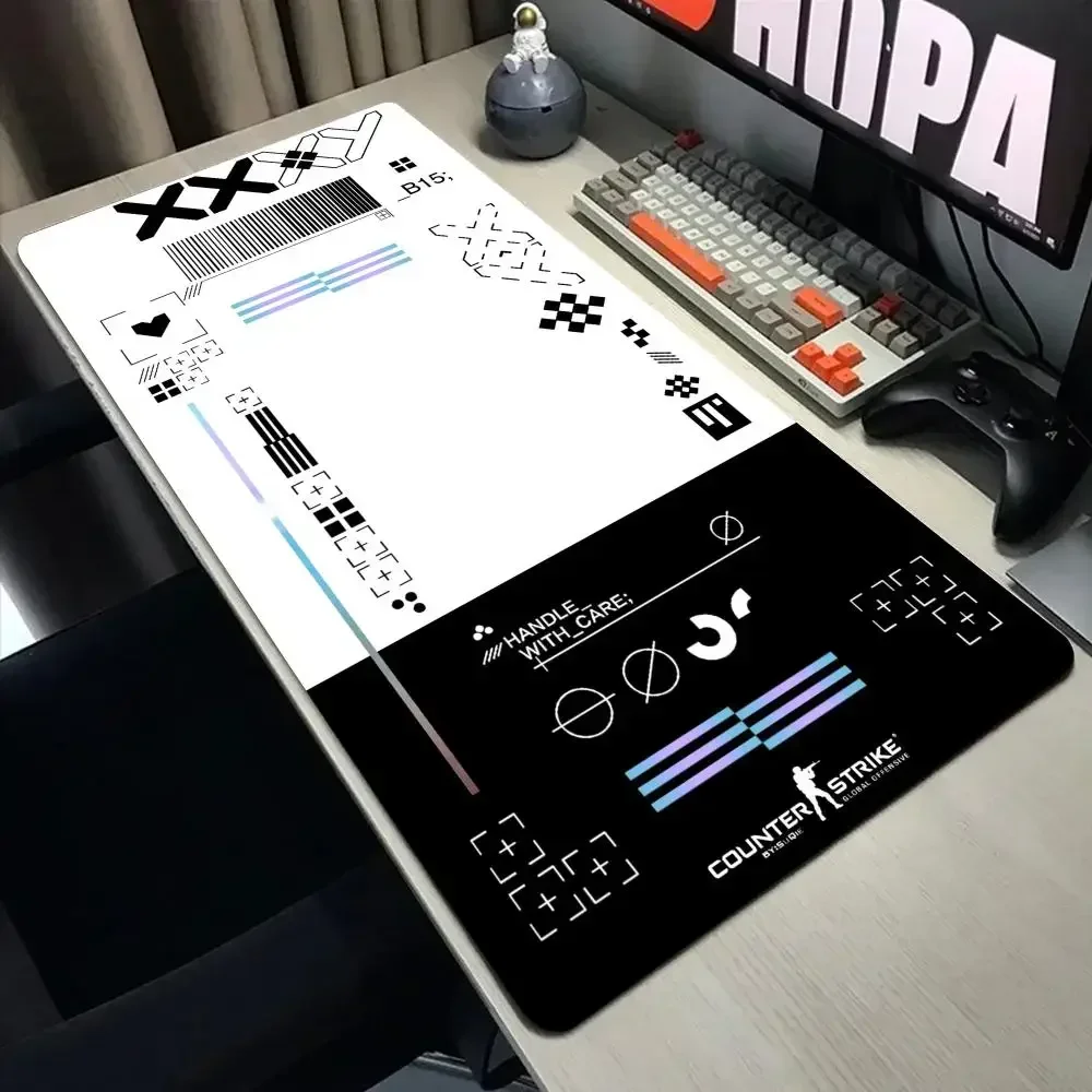 CSGO Anime Mouse Pads PrintStream Game player Mousepads 400x900 Grande Mousepad Gamer antiderrapante Borracha Design de tapete de mesa da empresa