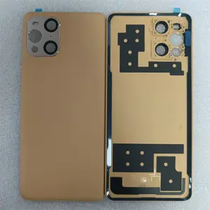 Bilashmart Battery Cover Rear Door Case Housing Oppo Find X3 / X3 Pro 5G Back Cover With Camera Lens Repair Parts