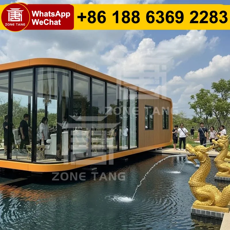 

Prefab Capsule House Prefabricated House Prices Manufactured Homes For Sale Apple Capsule Home Beach House Prefab Capsule Houses