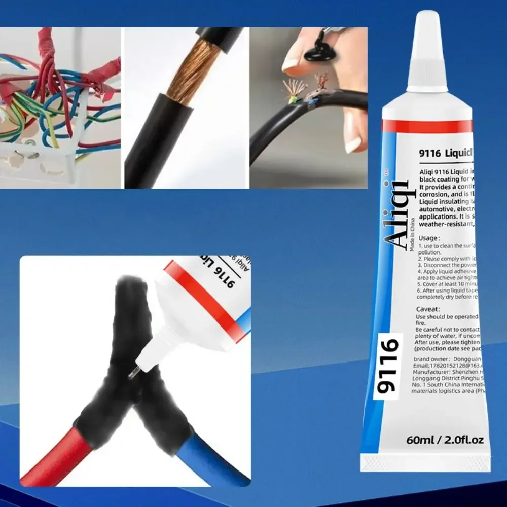 Durable Waterproof Liquid Electrical Tape Strong Moisture-proof Insulation Glue Sealed Insulation Insulation Adhesives Home