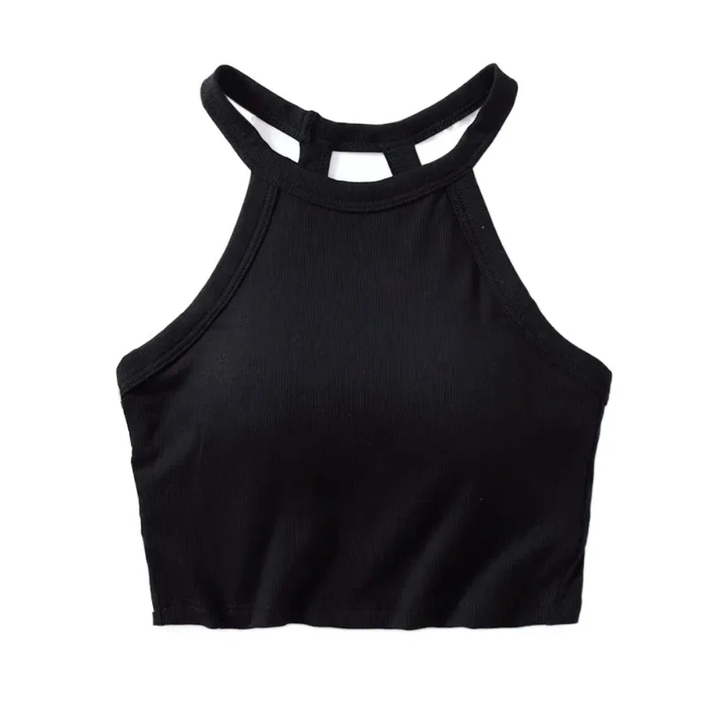 كل مباراة الرسن نحيل سترة بلا أكمام بلون سليم المحاصيل الأعلى عارية الذراعين الشارع الشهير الصدرية مع منصات بروتيل الفتيات