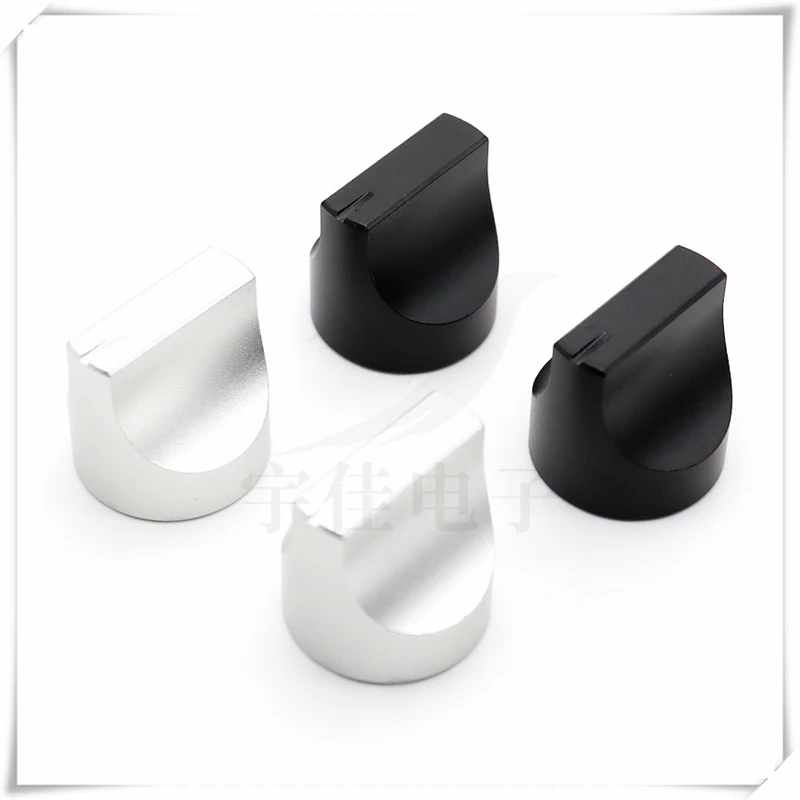 1PCS All Aluminum Alloy Knob Cap CD audio-visual Amplifier Audio Power Amplifier Potentiometer Volume Duckbill Knob Cap 25MM