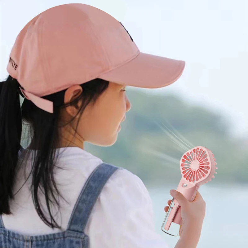 Portable Handheld Spray Fan,Water Spray Mist Fan,Student Dormitory Mini Fan,Summer Supplies, Cooling Tools,Outdoor Small Fan 1pc image 6
