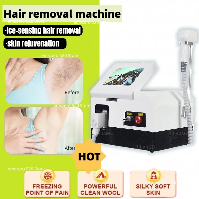 

2025 Последнее оборудование для удаления волос с диодным лазером мощностью 3000 Вт с тремя длинами волн — безболезненная и постоянная мощность