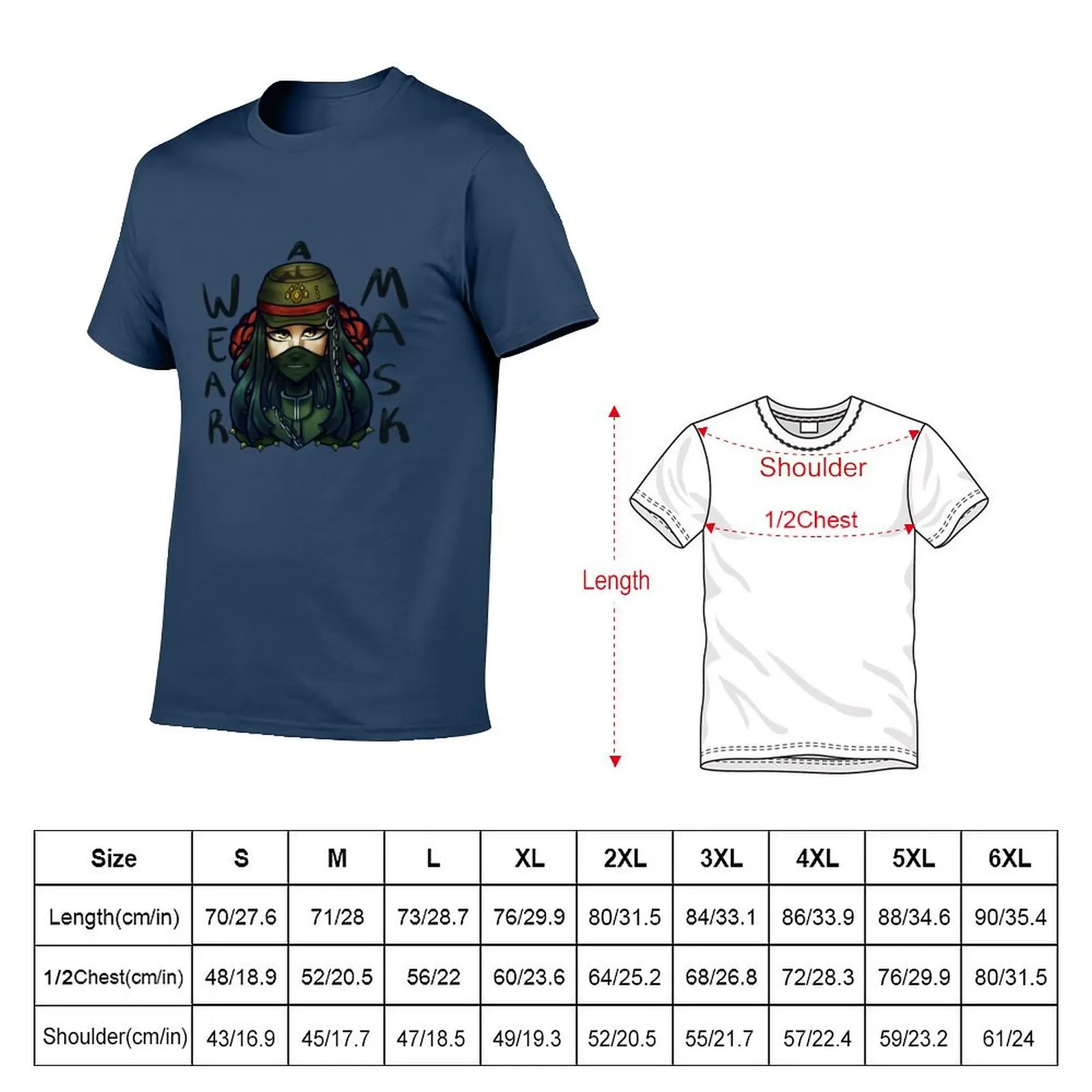 Korekiyo Shinguji WEAR A MASK! T-Shirt anime t shirts for man t shirts with prints t shirt man cotton T-Shirt
