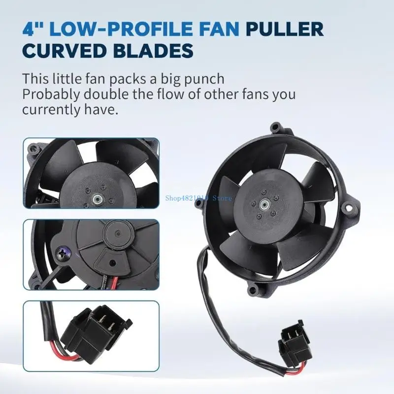 T3LF Auto Repair Accessory 12V 147CFM Puller Low Profile Fan for VA32-A101-62A