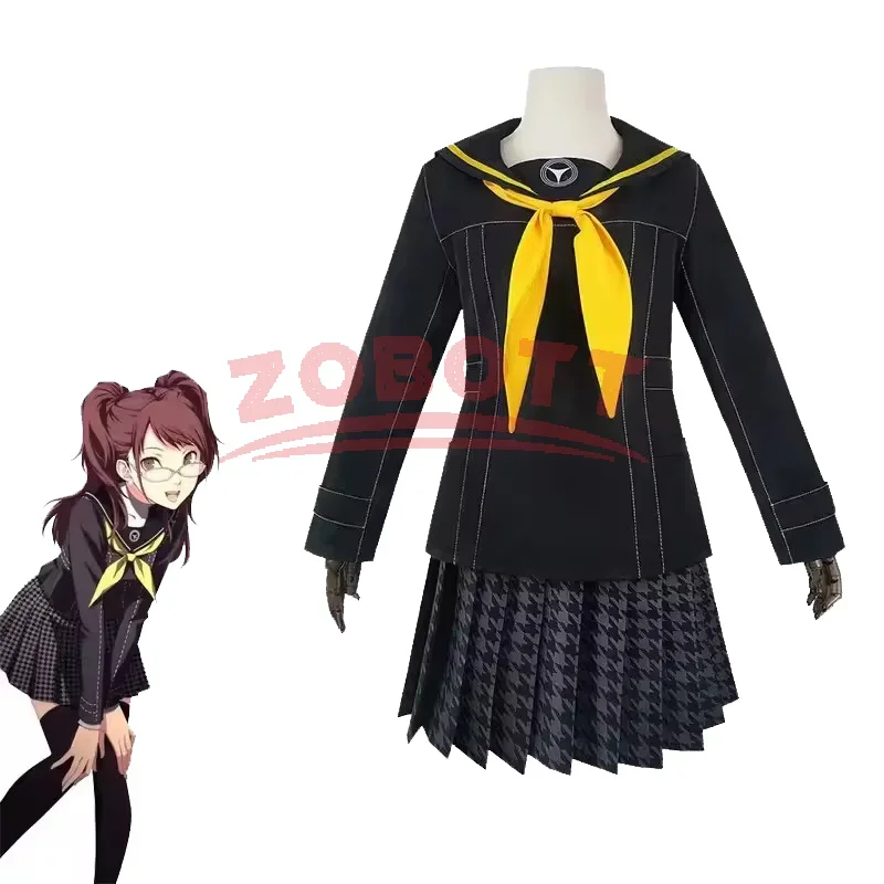 أنيمي Kujikawa ارتفاع لعب الأدوار شعر مستعار شخصية 4 الذهب JK موحدة الإناث بحار مجموعة هالوين كرنفال Jyoshi Koukousei زي #2