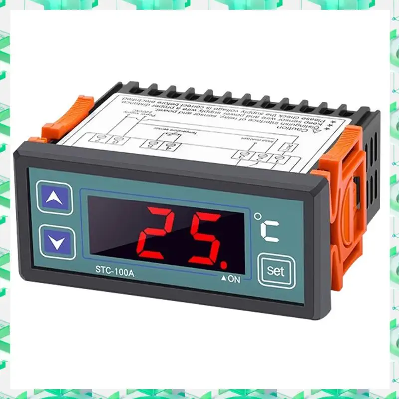 

FIZP STC-100A цифровой регулятор температуры AC220V интеллектуальный регулятор температуры холодильный нагревательный термостат
