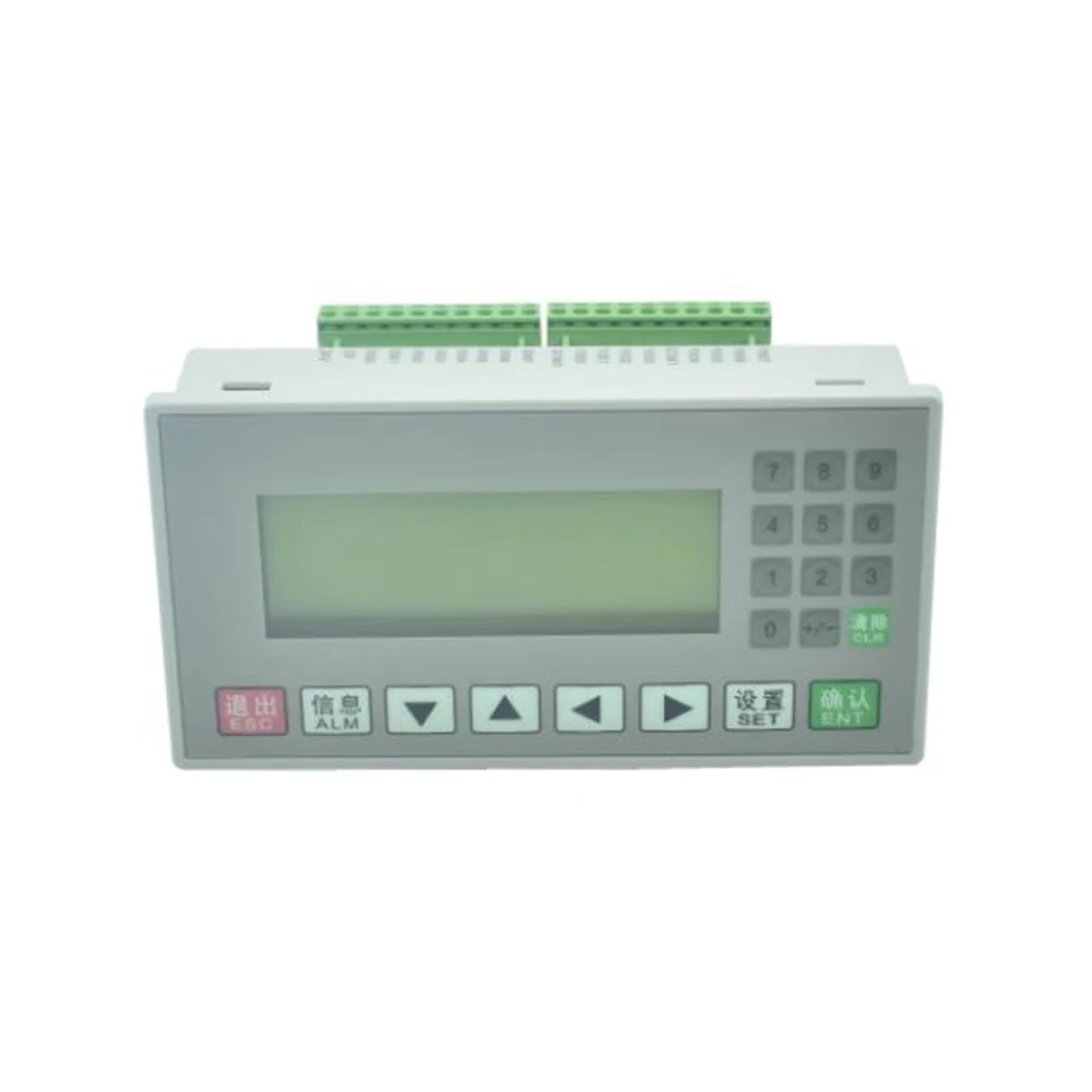 

OP320A V8.0 HMI RS232 485 Text Display 3.7inch with PLC in ONE FX2N-16MT 8 in 8 out transistor output Analog input 4-20mA