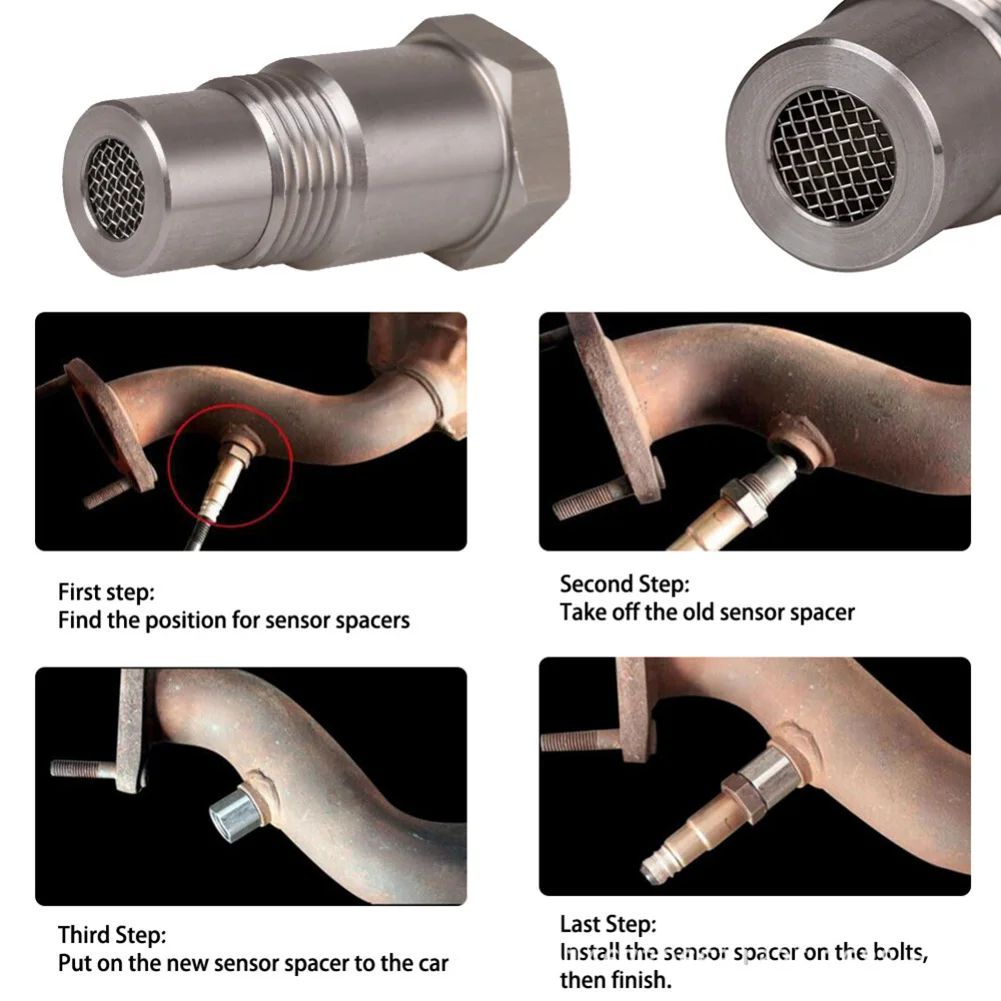 Carro CEL Sensor de Oxigênio com Filtro, O2 Check Engine Light, Eliminator Adaptador, Fix, Acessórios, 1-20Pcs