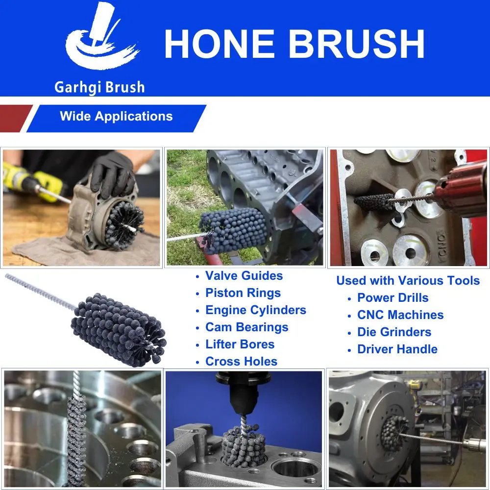 フレックスシリンダーホーニングツールブラシクリーニングバリ取りエンジンバルブガイドピストンカンベアリングドリルCNCボールホーン車車両