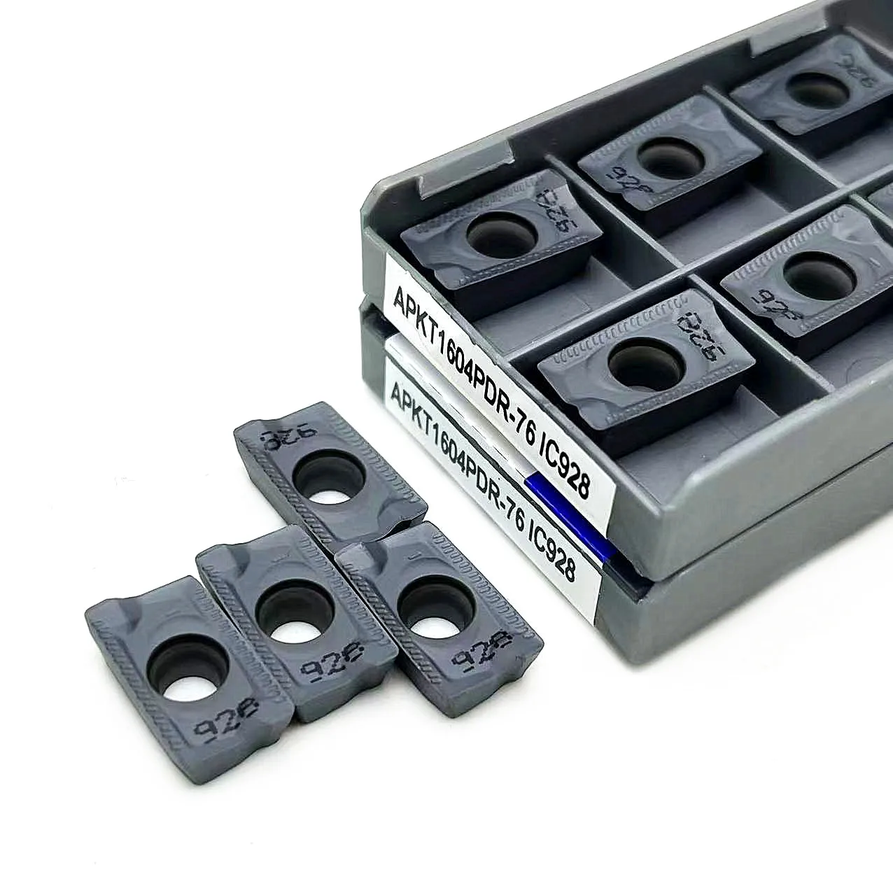 フライス盤用CNCツール,10個セット,高品質超硬工具apkt1604 76 ic928