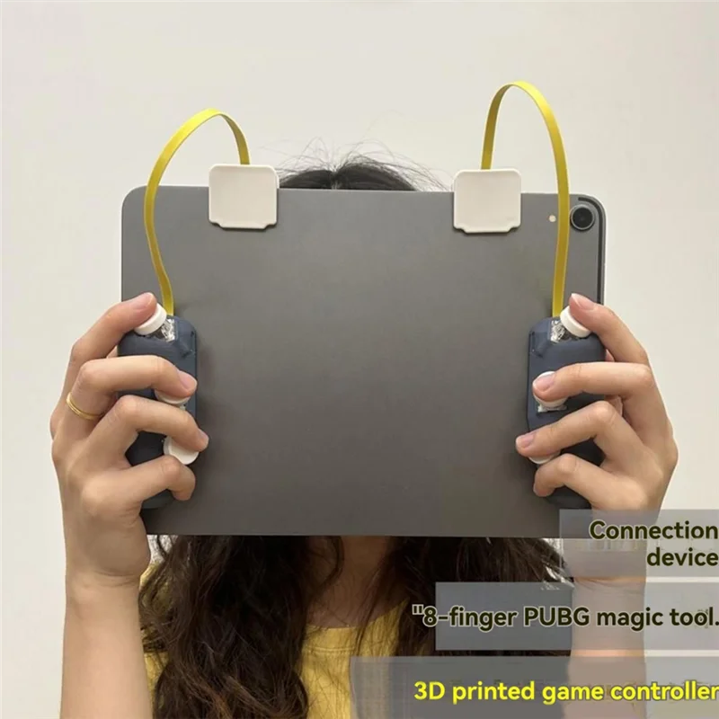 وحدة تحكم ألعاب ثلاثية الأبعاد A33T-DIY لأجهزة Ipad Gamepad أزرار قابلة للتكوين إطلاق النبض المستمر للكمبيوتر اللوحي وNubia PUBG والمزيد #3