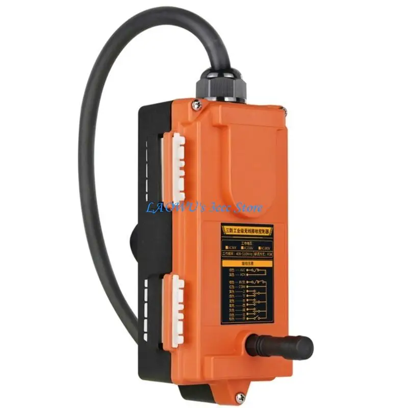 

Y8AD Industrial Remote Control System 409~510MHz Frequency 8-Channel for Elevator Cranes Electric Hoists Wide Applications