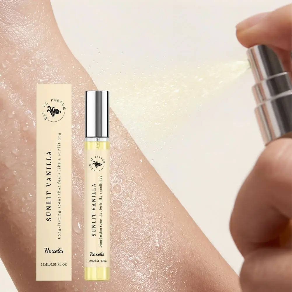 15ml Sunshine Vanilla Perfume Fresh and Healing Perfume Long-lasting Fragrance for Daily Commute Travel Size