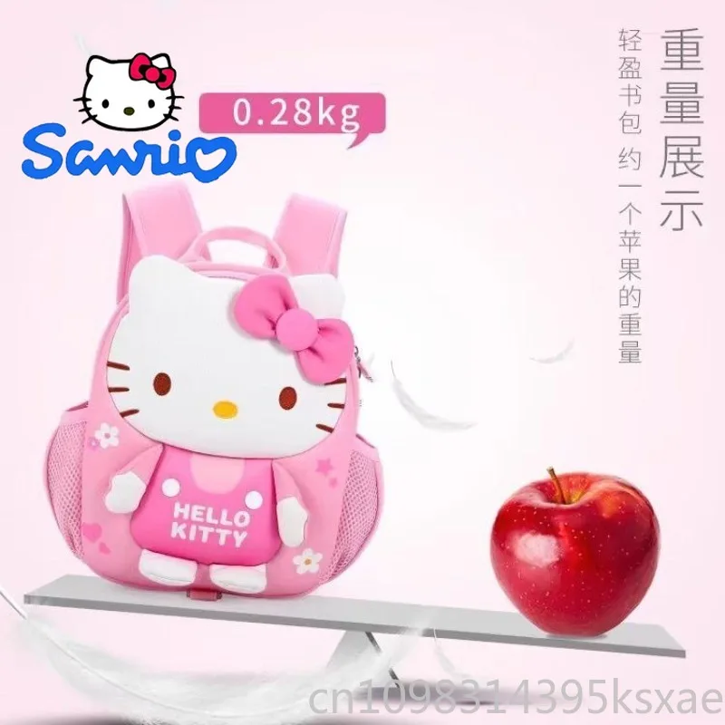 Hello Kitty Luxury Backpack for Girls Children Handbag Purse Style Lightweight Anti Lost Kindergarten School Bag