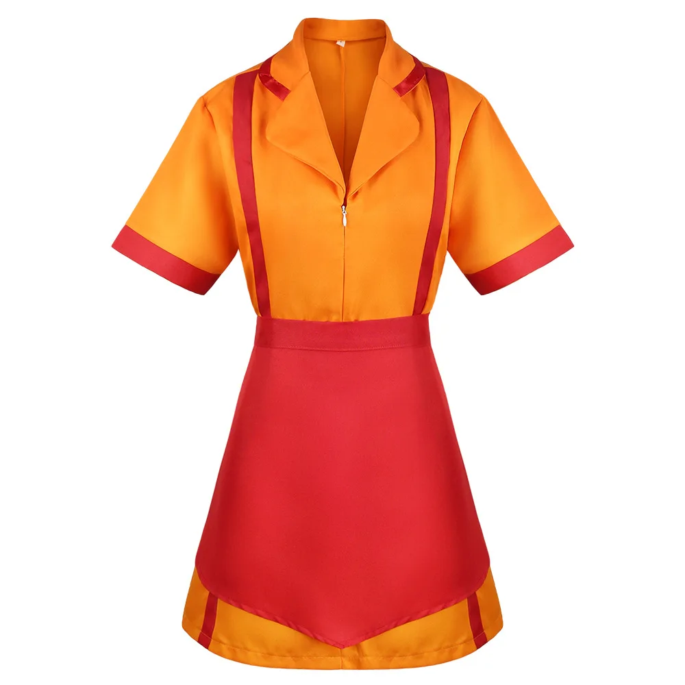 Robe Cosplay pour filles, 2 pièces, pour Halloween, tenue de soirée, pour demoiselle d'honneur, avec tablier