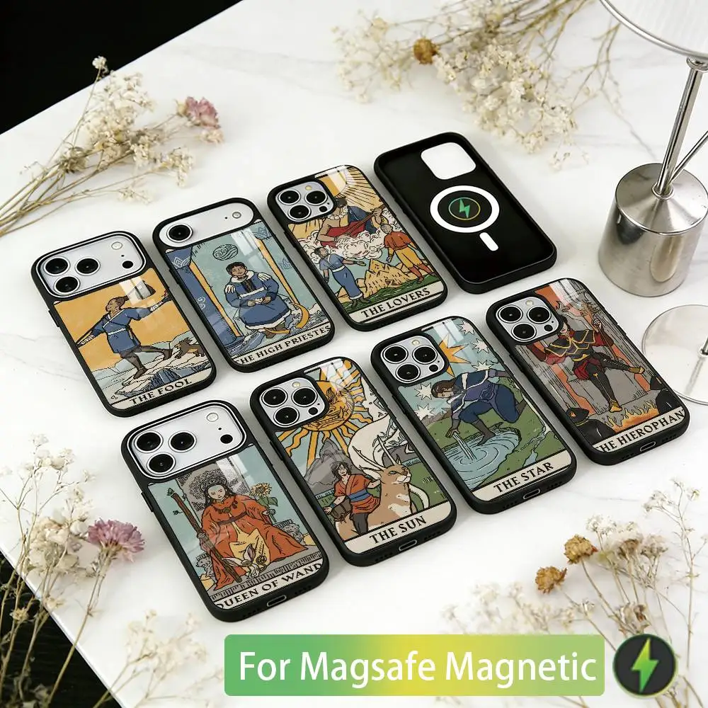 

Avatar Tarot Phone Case For iPhone17,16,15,14,13,12,11 Plus,Pro Magnetic For Magsafe Wireless Charging