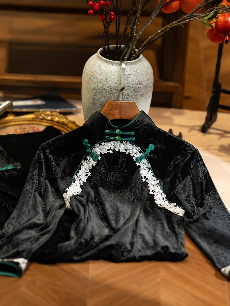 ele-bla-young-sle-reformed-dr-daily-wear-small-size-retro-republic-of-china-vintage-simple-chinese-sle