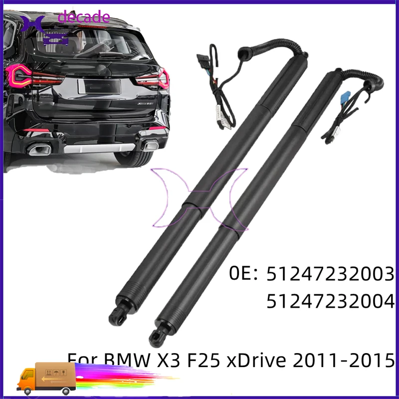 New 51247232003 51247232004 Rear Electric Tailgate Strut For BMW X3 F25 xDrive 2011-2015 Left Right Power Liftgate Support