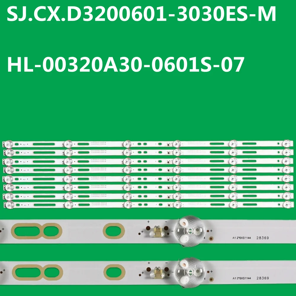 

Светодиодная лента 300 шт. для MS-L3061 SJ.CX.D3200601-3030ES-M HL-00320A30-0601S-07 CX315DLEDM H32D7100E H32D7000E LED32M01 LED32S66T2S