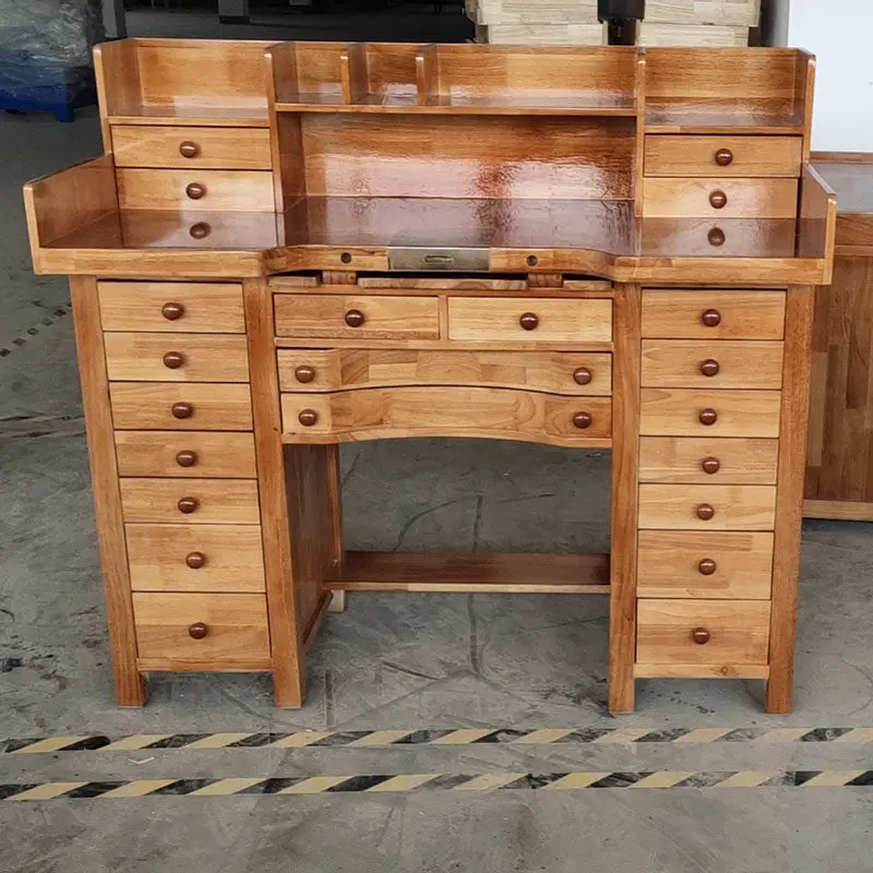Gold table, micro-setting table, mold table maintenance, beating Shabili solid wood table, kung fu table