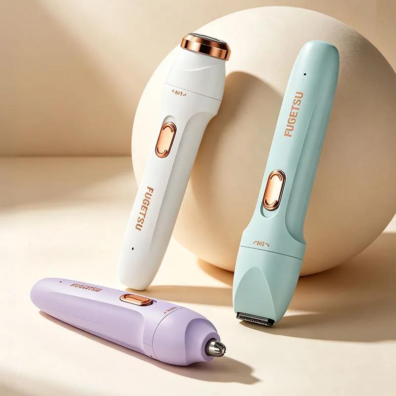 Women's Multi-functional Electric Shaver Portable Hair Trimmer for Underarms Nose Hairs Eyebrows And Private Area Hair Removal