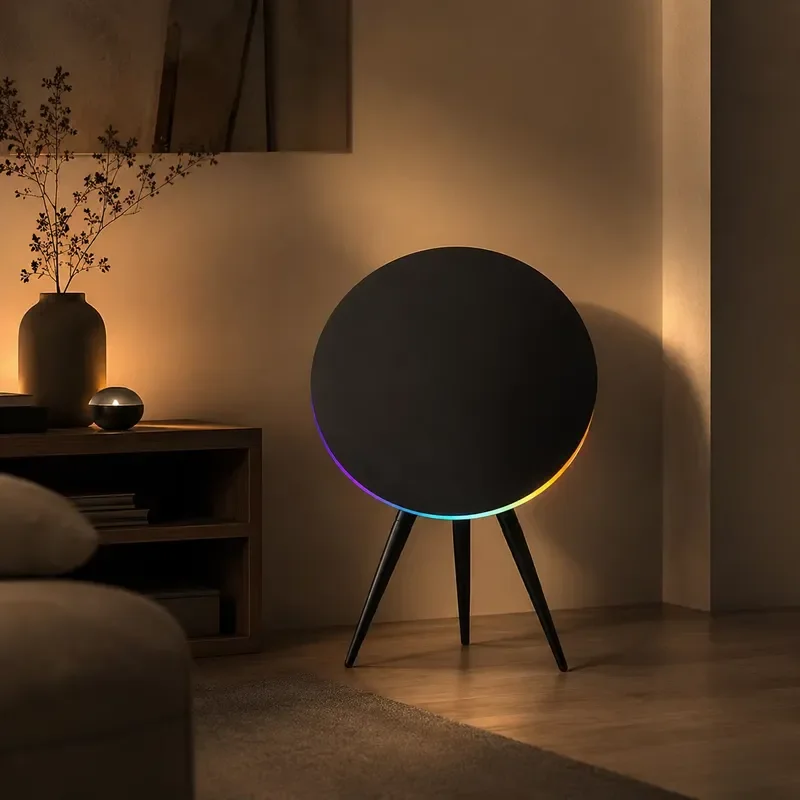 HiFi Floor Standing Speaker Tripod Design Home Audio System for Living Room Music Enjoyment Perfect Gift Idea High Quality