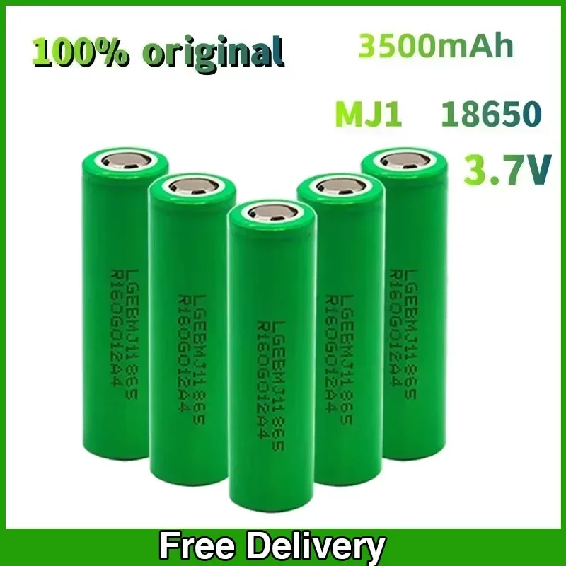 New 3.7V 3500mAh INR18650 MJ1 Battery Rechargeable Battery Suitable for Mobile Power Electronic Cigarettes Screwdriver Battery