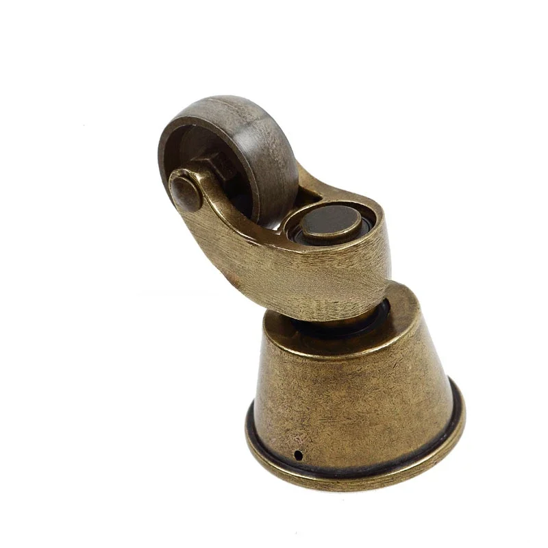 4PCS Retro European furniture legs antique bronze pulley sofa universal nylon wheel hardware KF1014