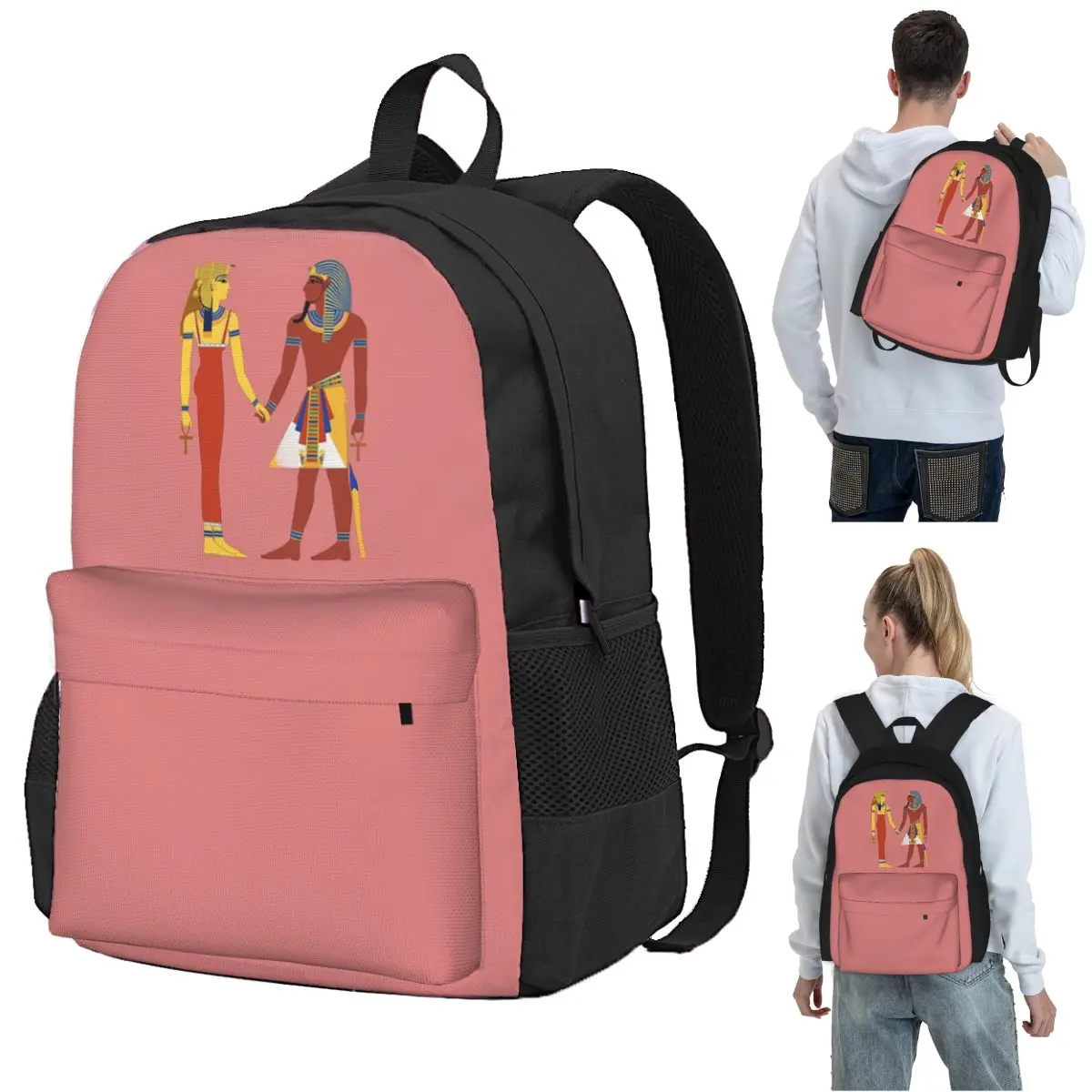 

Antiquities Of Egypt Backpack Student BookBag Children School Bag Computer Shoulder Bags for Men Women