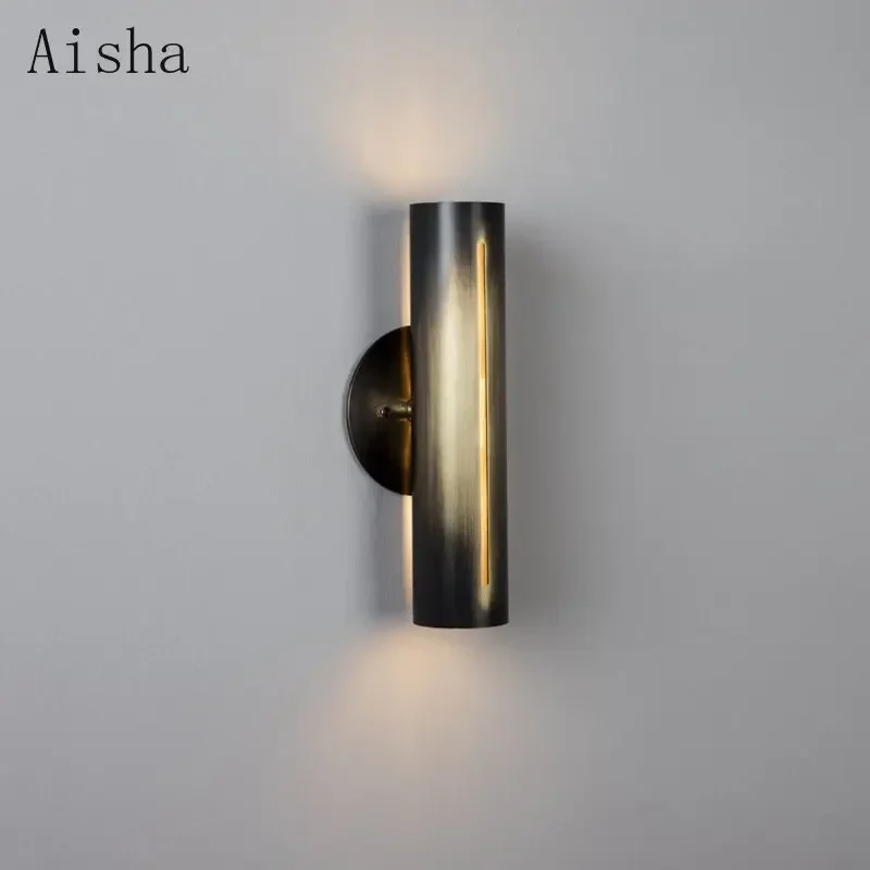 Post-modern Gradient Wall Lamp Art Living Room Wall Light for Home Designer Model Room Bedroom Sofa Wall Decoration Sconces