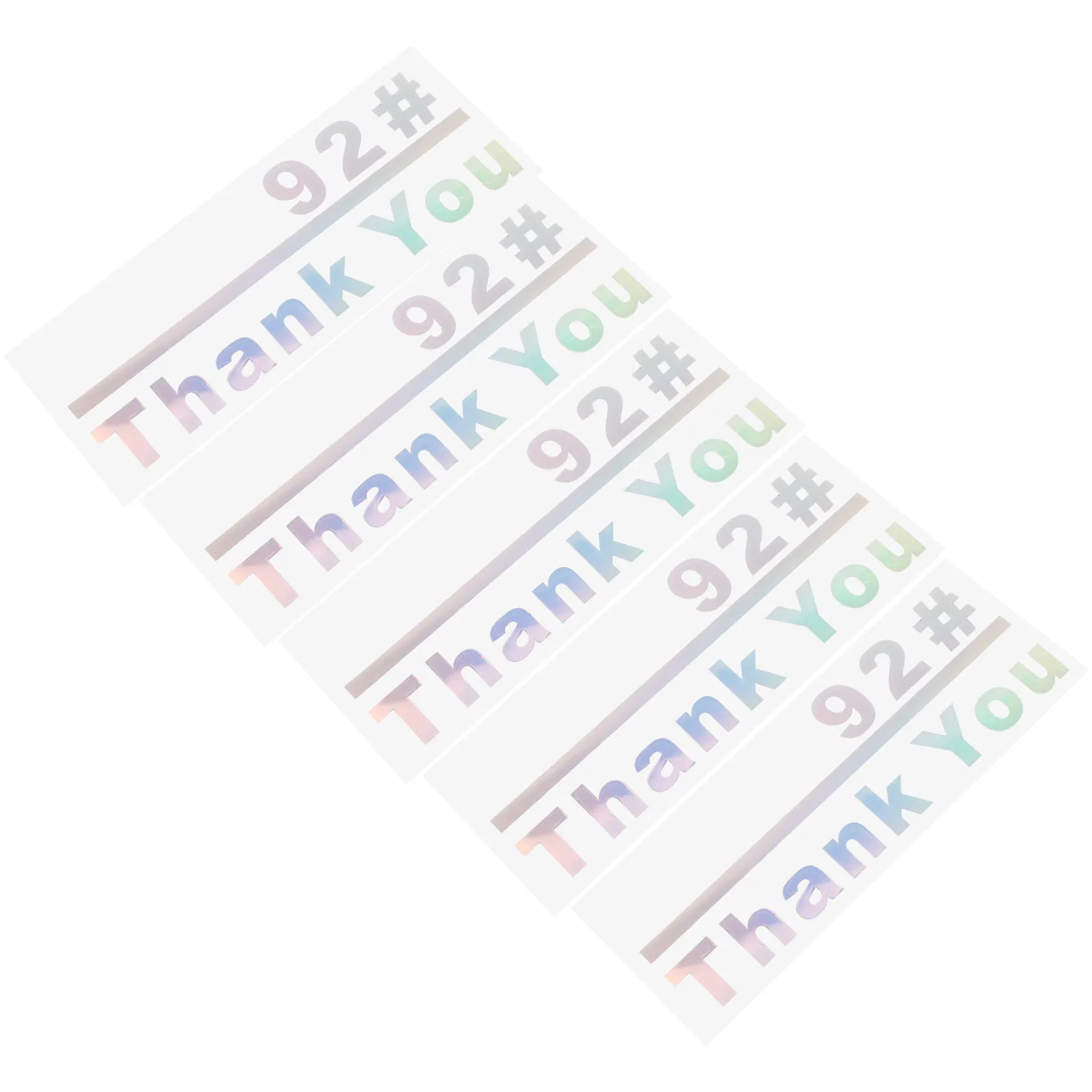 

5pcs Car Sticker Oil Tank Cover Decals 92 Reflective Black Personalized Vinyl Adhesive Car Accessories Anti Fade