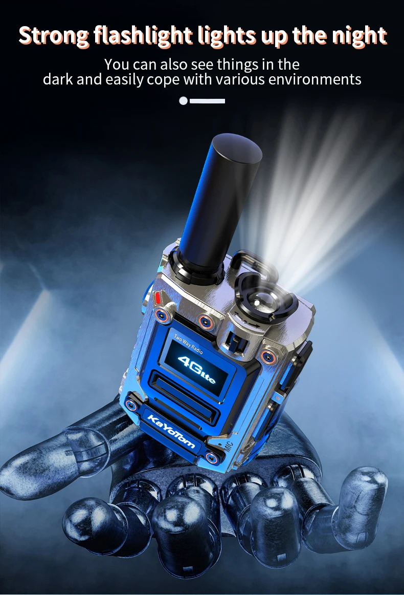 วิทยุสื่อสาร KaYoTom M08 Global Walkie Talkie 4G POC พร้อมระยะการสื่อสารไม่จำกัด