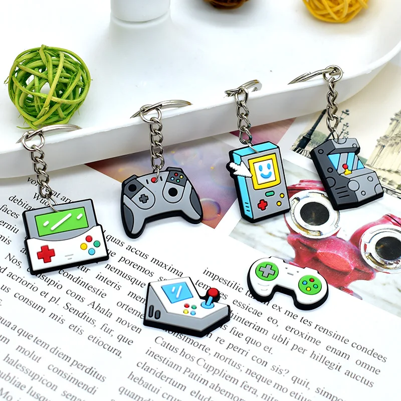 joystick keychain Style Game Machine Keychain & Keyring Cute Gamepad Joystick Chain Keychains Bag Car Hanging Fit Men Boy Keys