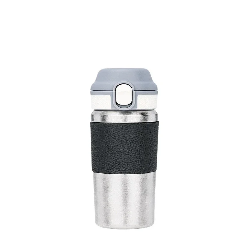 Pure titanium vacuum commuter accompanying cup 360ml coffee cup double-layer thermal insulation teacup