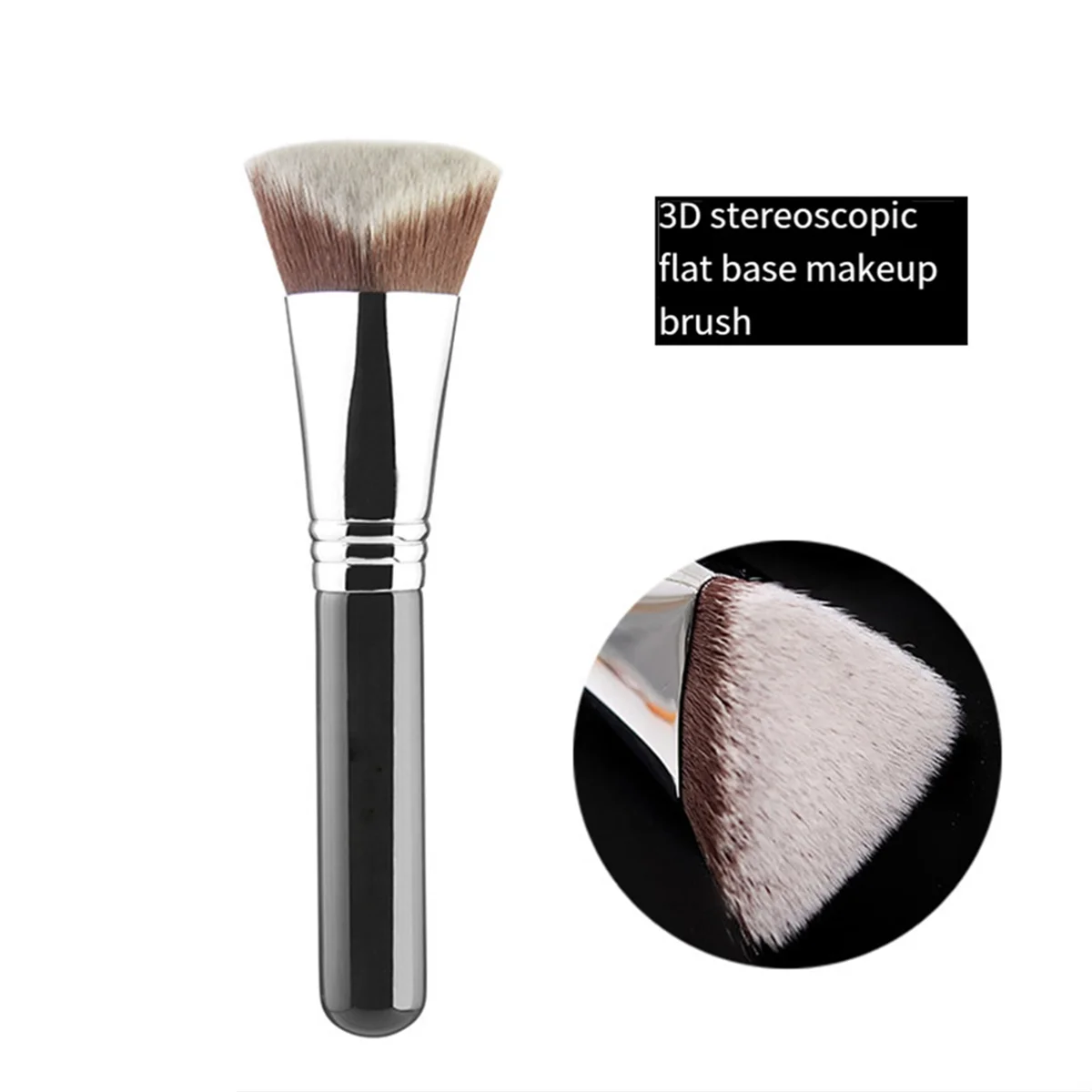 4-Pack for Full Face Multifunctional Foundation Brush 3D 4D Multi-Faceted Makeup Brush Powder Liquid Concealer Brush