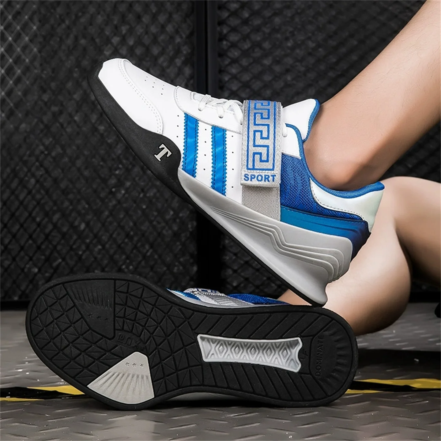 Men Women's Professional Weightlifting Shoes For Squat Deadlift Gym Training, Powerlifting Crossfit Indoor Workout Sneakers