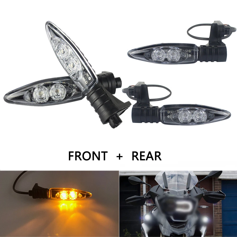 Motocicleta Dianteira ou Traseira LED Turn Signal Indicador Luz Blinker, Fit para R1200GS, F800GS, S1000RR, F800R, K1300S, G450X, F800ST