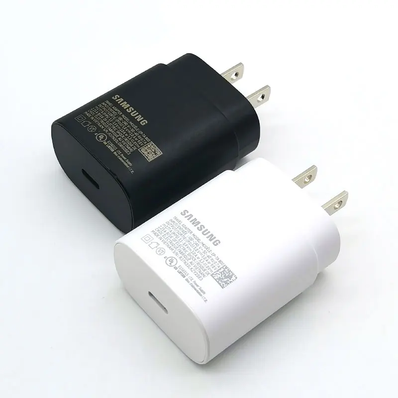 Samsung 25W US Charger Super Fast Charging Power Adapter Type C Cable For Galaxy S24 S23 S20 S21 S22 Ultra Z Flip Fold 6 5 4 3 2