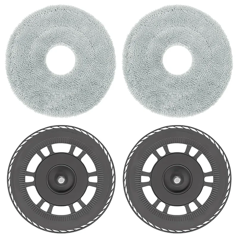 

BHBD-Replacement Mop Plates Pads For Dreame L10S Pro Ultra Heat, L20 Ultra, X40 Ultra Robot Vacuum Cleaner Parts