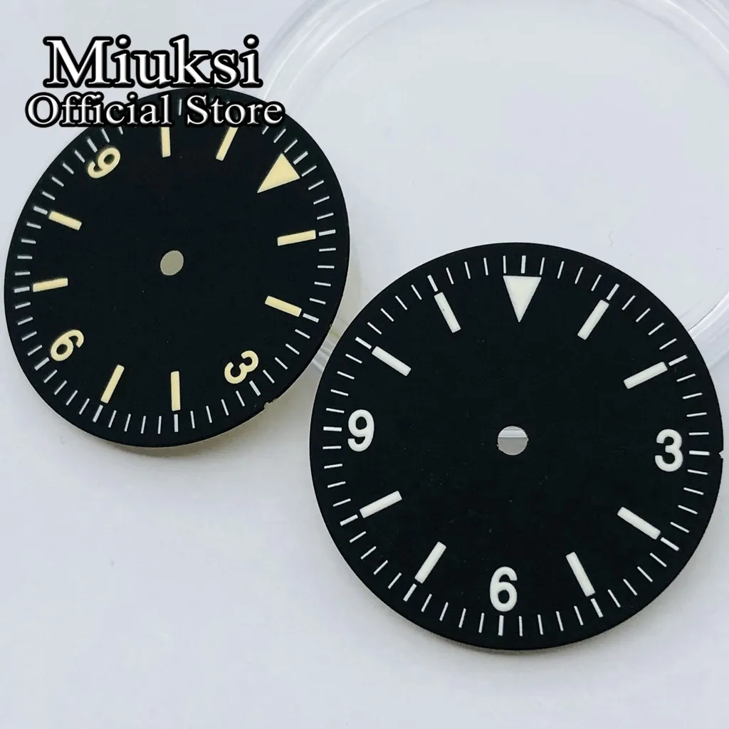 Miuksi 28.5mm watch dial luminous fit NH35 NH36 ETA2836 2824 Mingzhu DG2813 3804 Miyota8205 8215 821A PT5000 movement