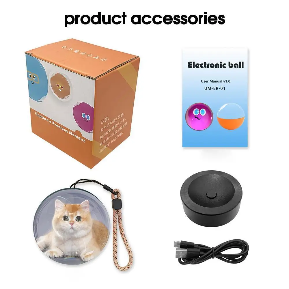 3D Magic Crystal Ball Video Player 7CM Screen 4GB Videos Player DIY Pictures Videos Display Memory Electronic Ball Birthday Gift