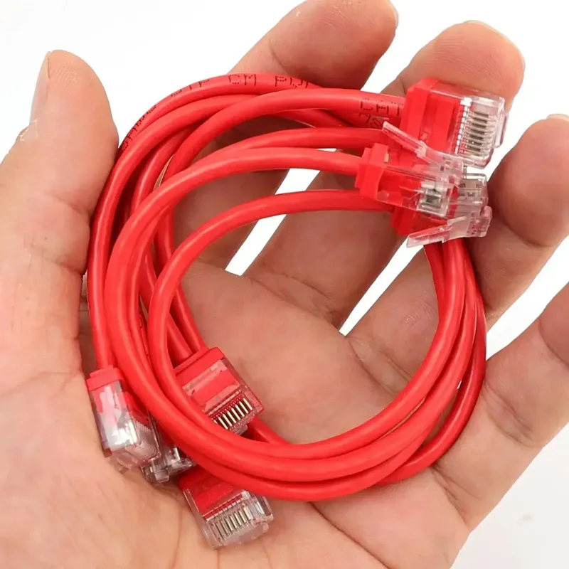 1/5/10Pcs CAT6A Slim RJ45 UTP Network Cord 10Gbps Cat6A Patch Cable for NAS PS5 Patch Panel to Switch Flexiable Cat6a 10/20/30CM