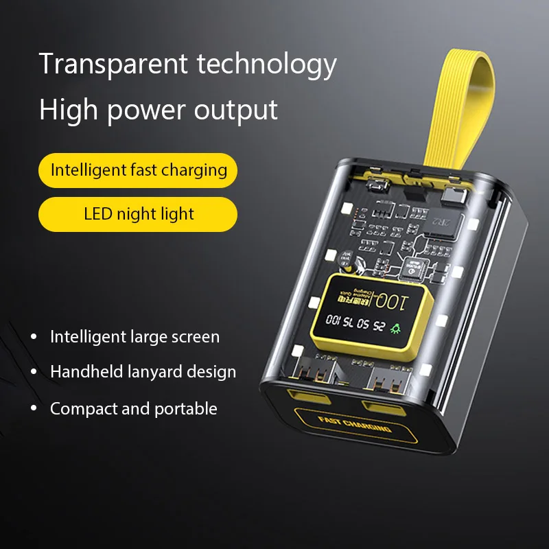 18650 Battery Charger Case DIY Power Bank Box Fast Charge 5V 2A Double USB Output Battery Charging Storage Box With Night Light