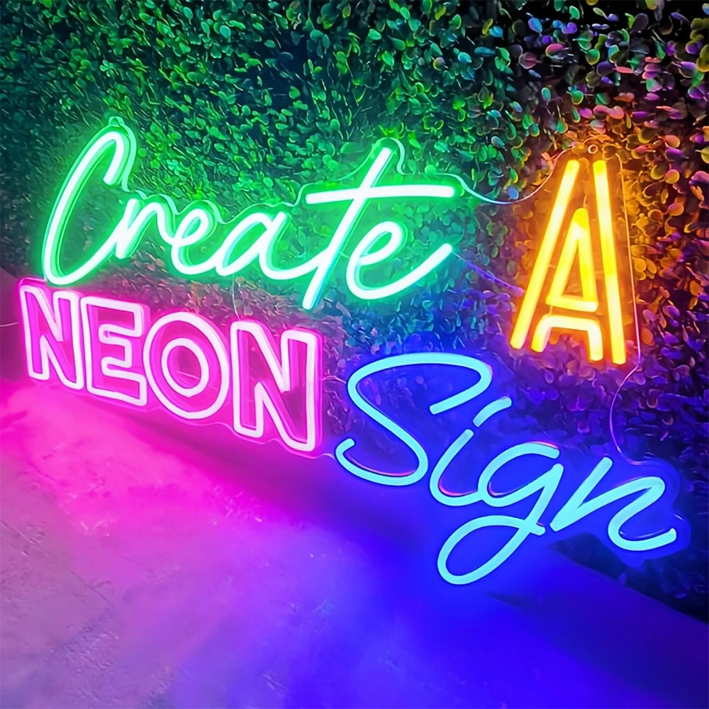 Personalized LED Neon Sign for Wedding Decoration, Indoor Outdoor Neon Letters Used, Business Logo Bar, Japanese Anime, Custom