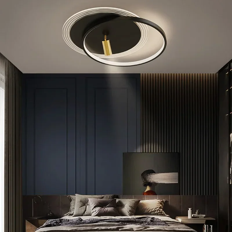 SANDYHA Modern Simple Ultra-thin Home Living Room Ceiling Light Luxury Fashion Creative Spotlight Led Bedroom Restaurant Lamp