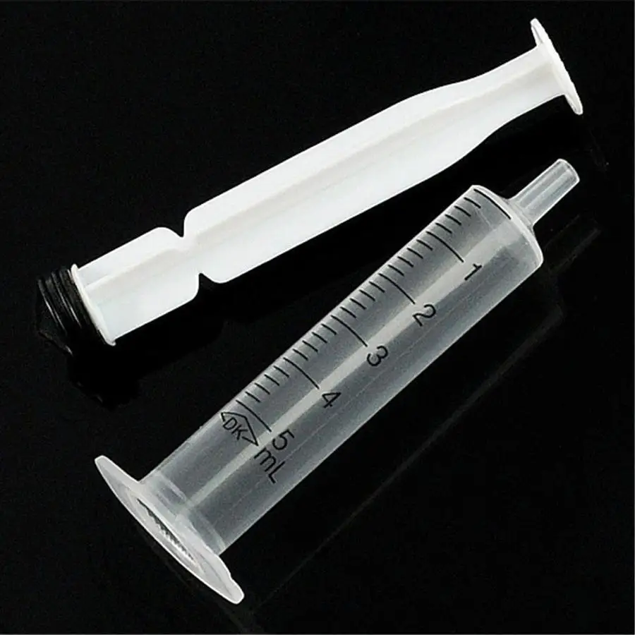 10 Pcs/Set 5ml Disposable Plastic Syringe No Needle Lab Measuring Tool Small Pet Feeder Nutrient Liquid Injector
