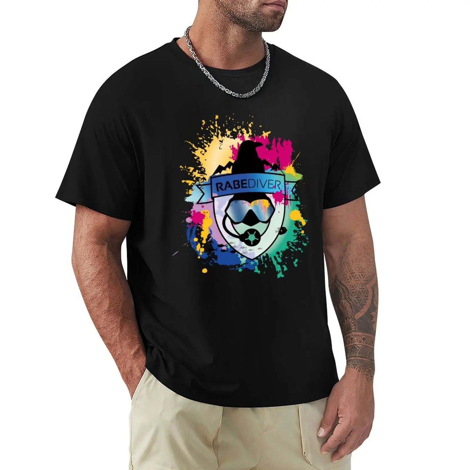 Splash Rabediver T-Shirt Festival Casual Short Sleeve